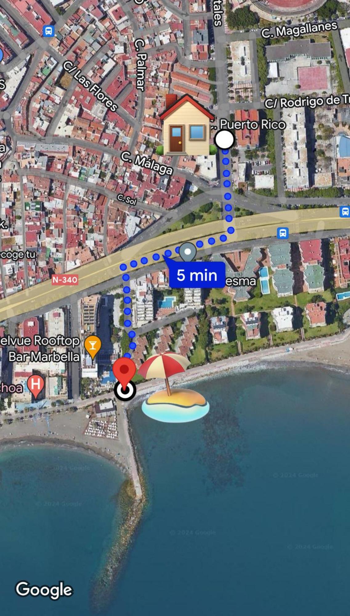 Acogedor Apartamento Cerca De La Playa Marbella Esterno foto